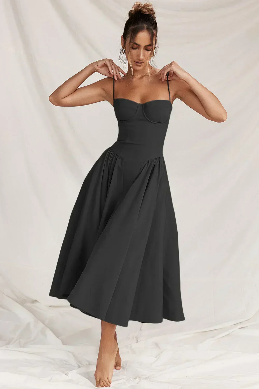 Liana - Halter Midi Haljina