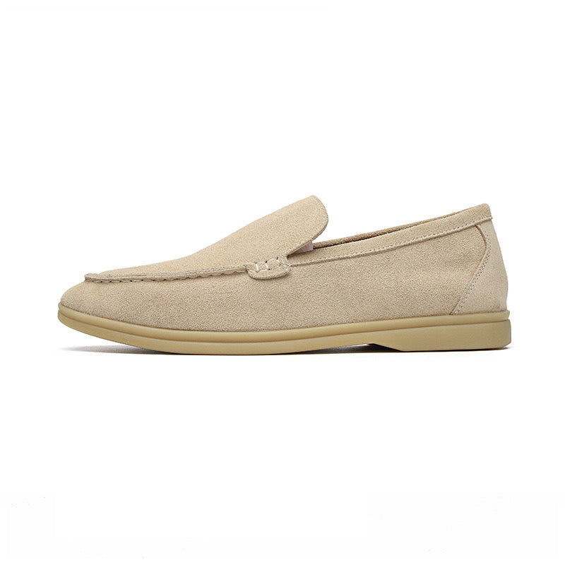 GEONWOO Starinski Novac Suede Loaferi