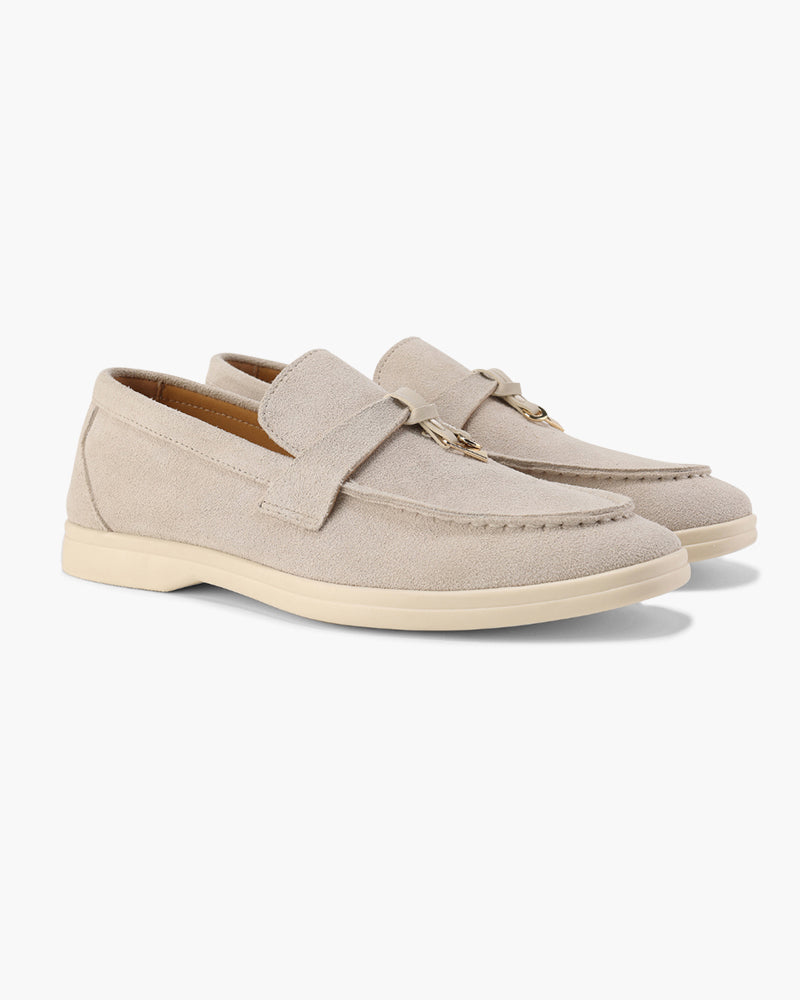 Klasične Suede Dame Loafers s Vremenskom Elegancijom