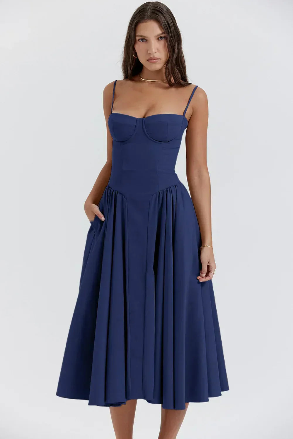 Liana - Halter Midi Haljina