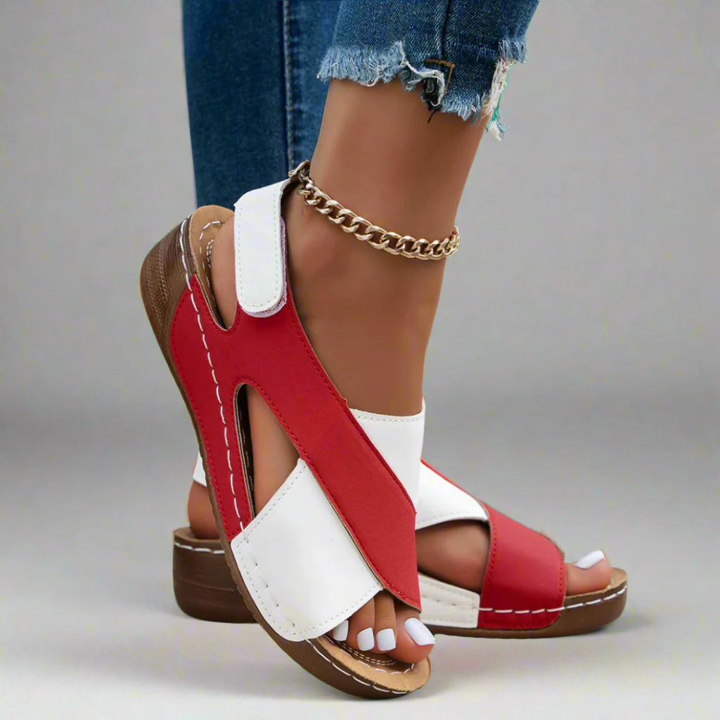 Alwine | Elegantne Wedge Sandale od Premium Materijala