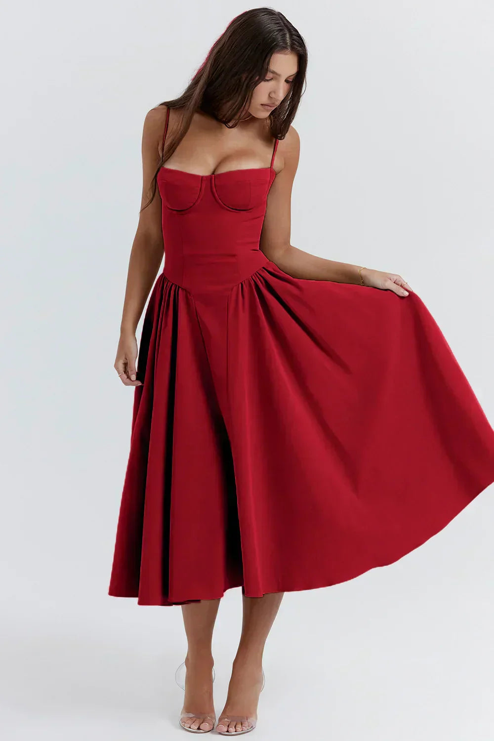 Liana - Halter Midi Haljina