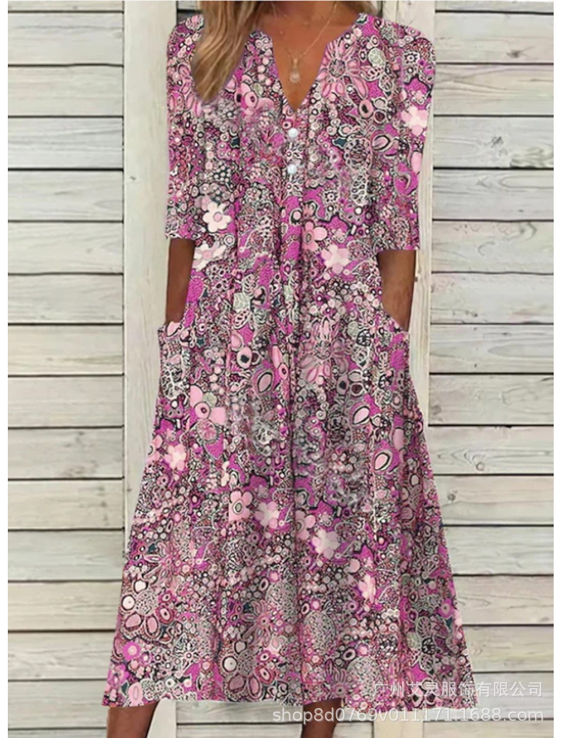 Ena™ | Boho proljetna haljina