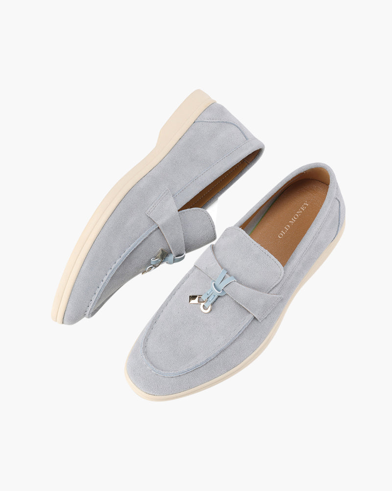 Klasične Suede Dame Loafers s Vremenskom Elegancijom