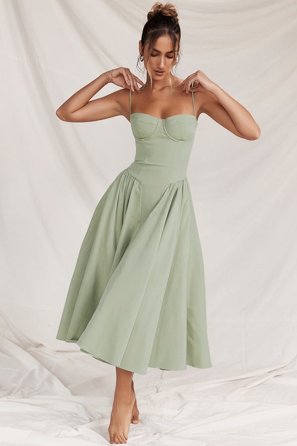 Liana - Halter Midi Haljina