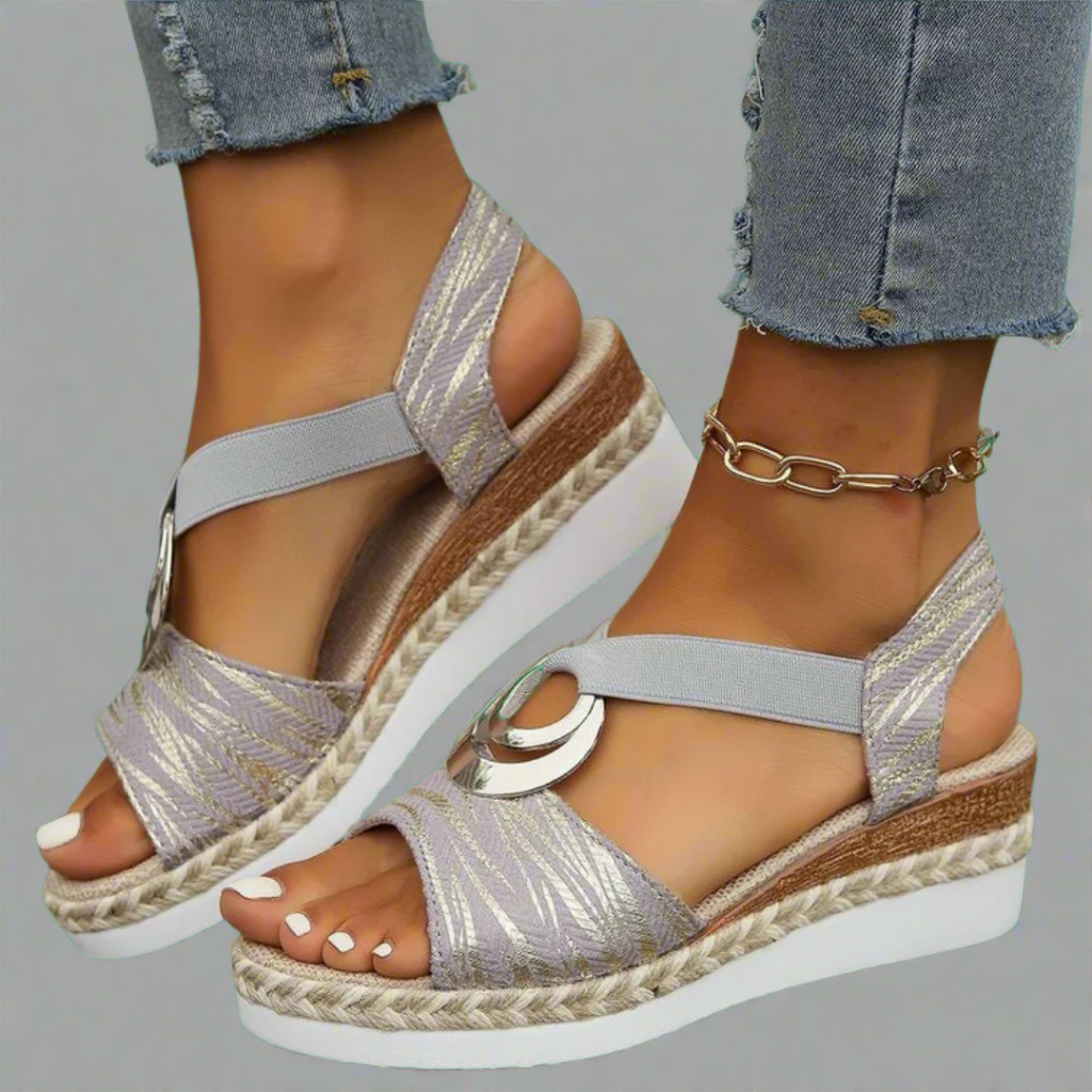 Dahlia | Stilizirane Wedge-sandalice od Premium Materijala