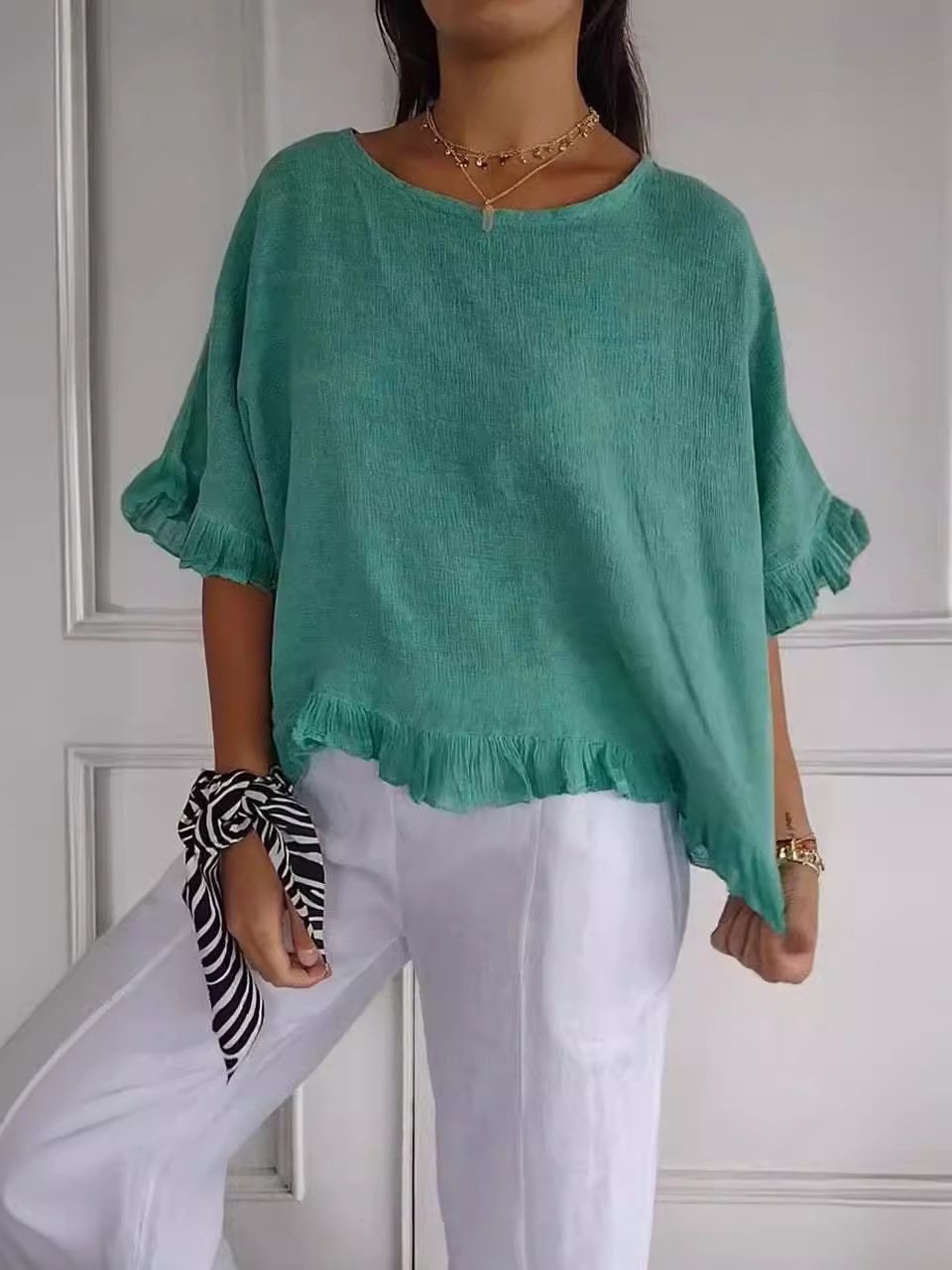 Lena's Breeze | Pamukasti top