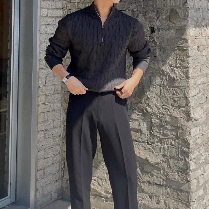 GWANGJU Pulover s polu-zipom