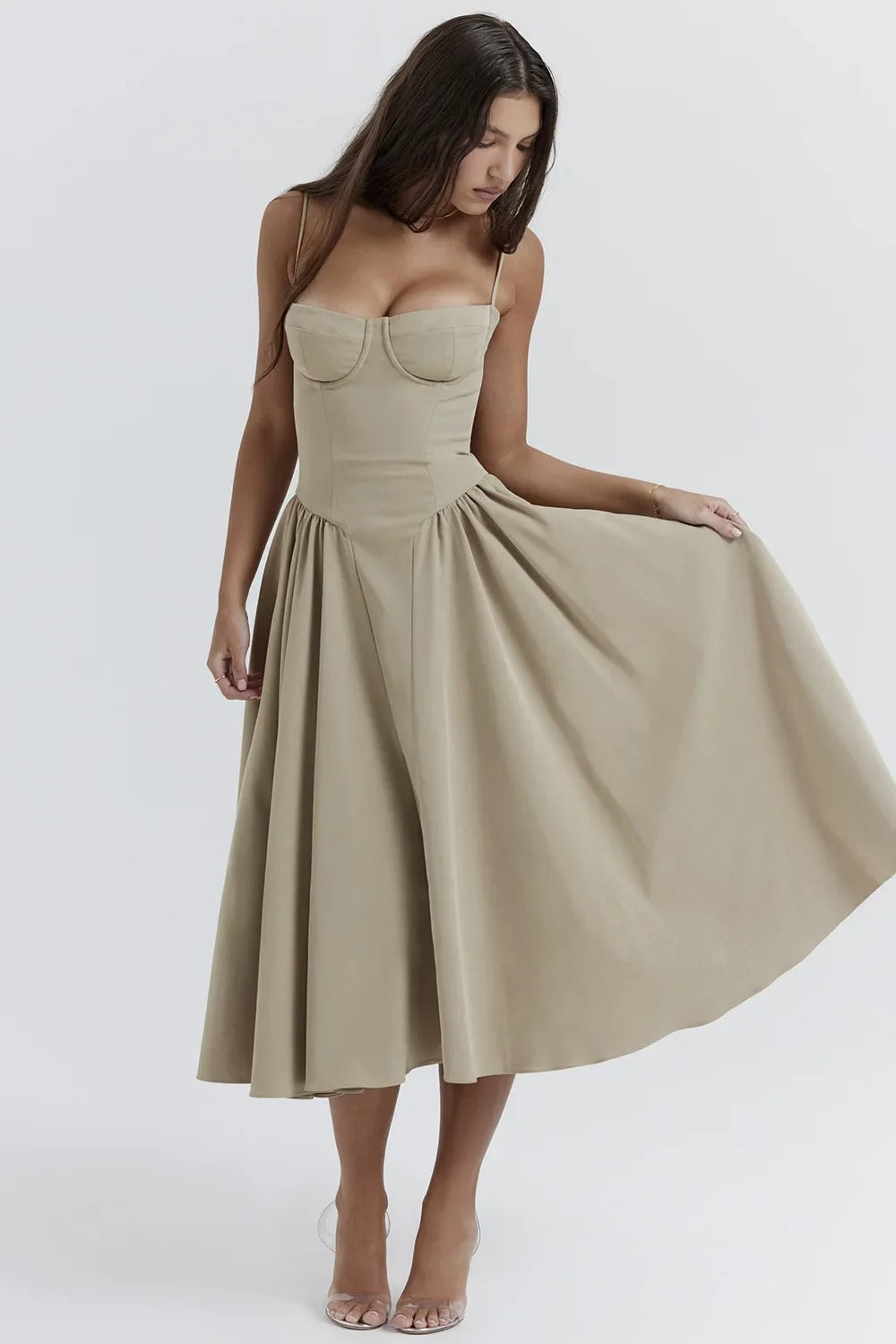 Liana - Halter Midi Haljina