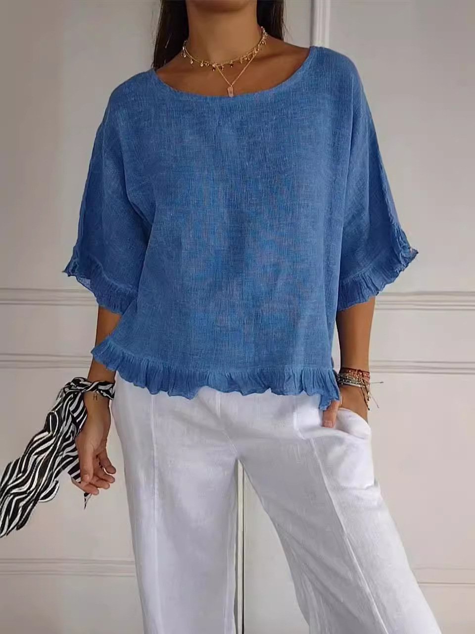 Lena's Breeze | Pamukasti top