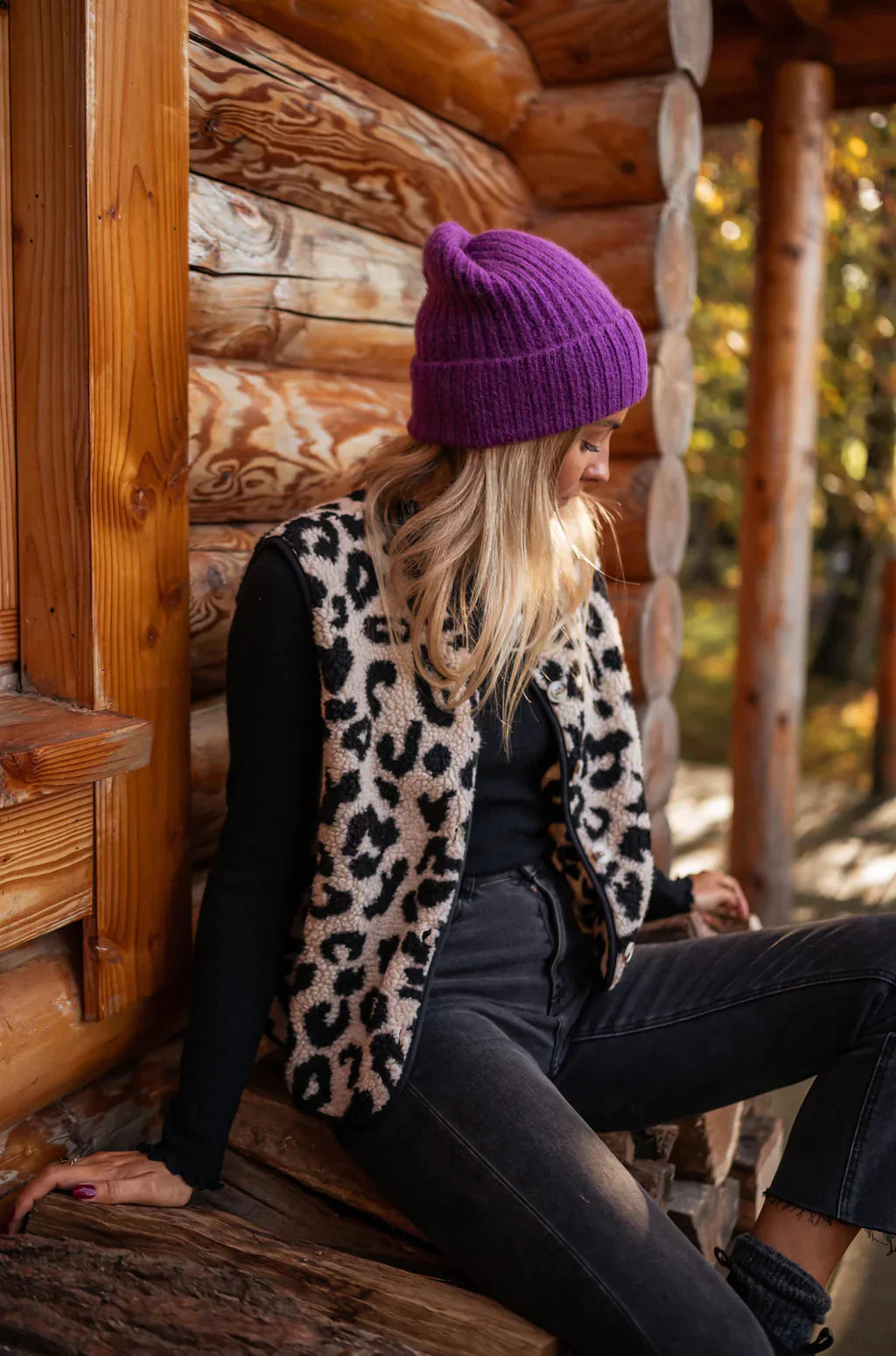 Vesna™ | Prsluk s leopard uzorkom