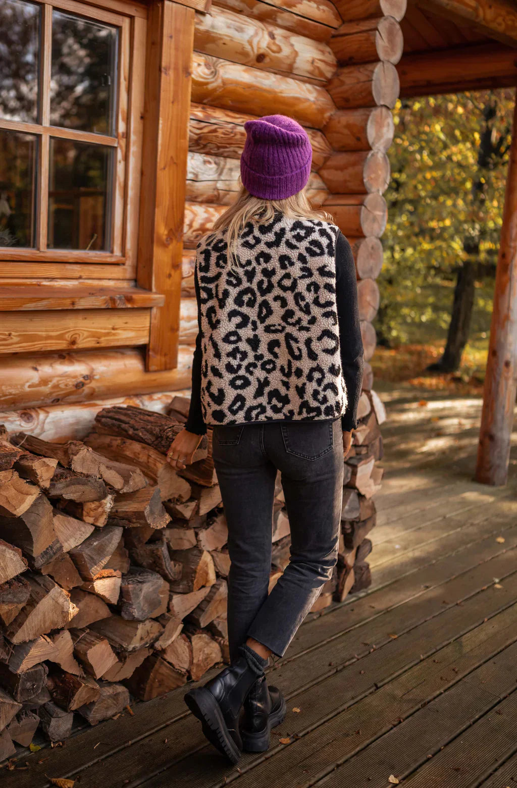 Vesna™ | Prsluk s leopard uzorkom