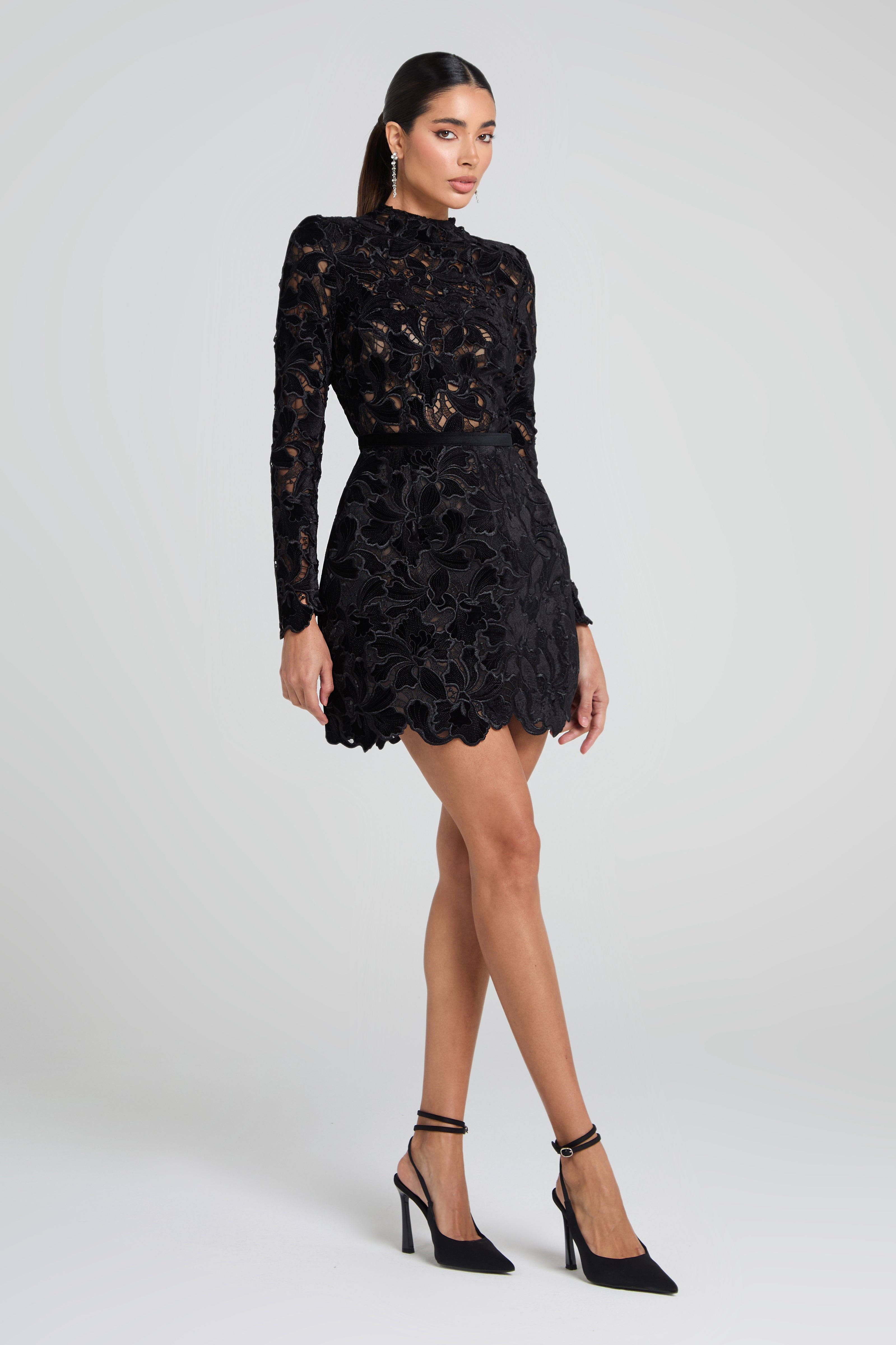 Tala - Elegantna Crna Haljina