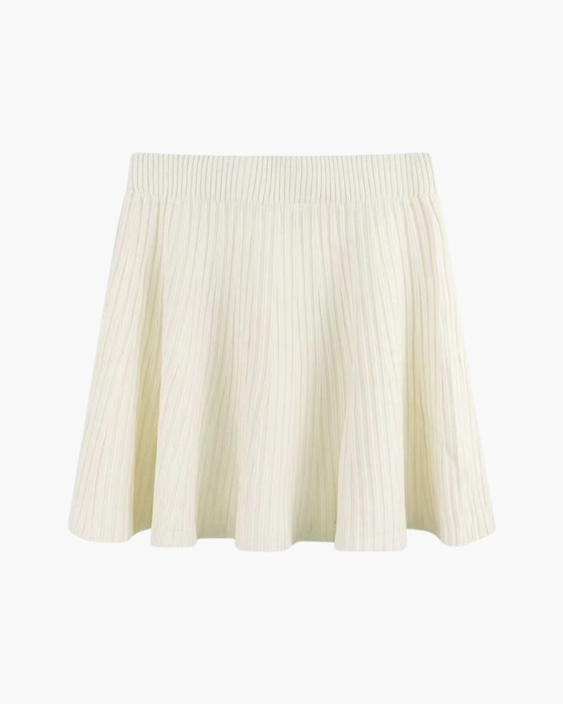 Oxford Plisirani Vuna Mini Skirt