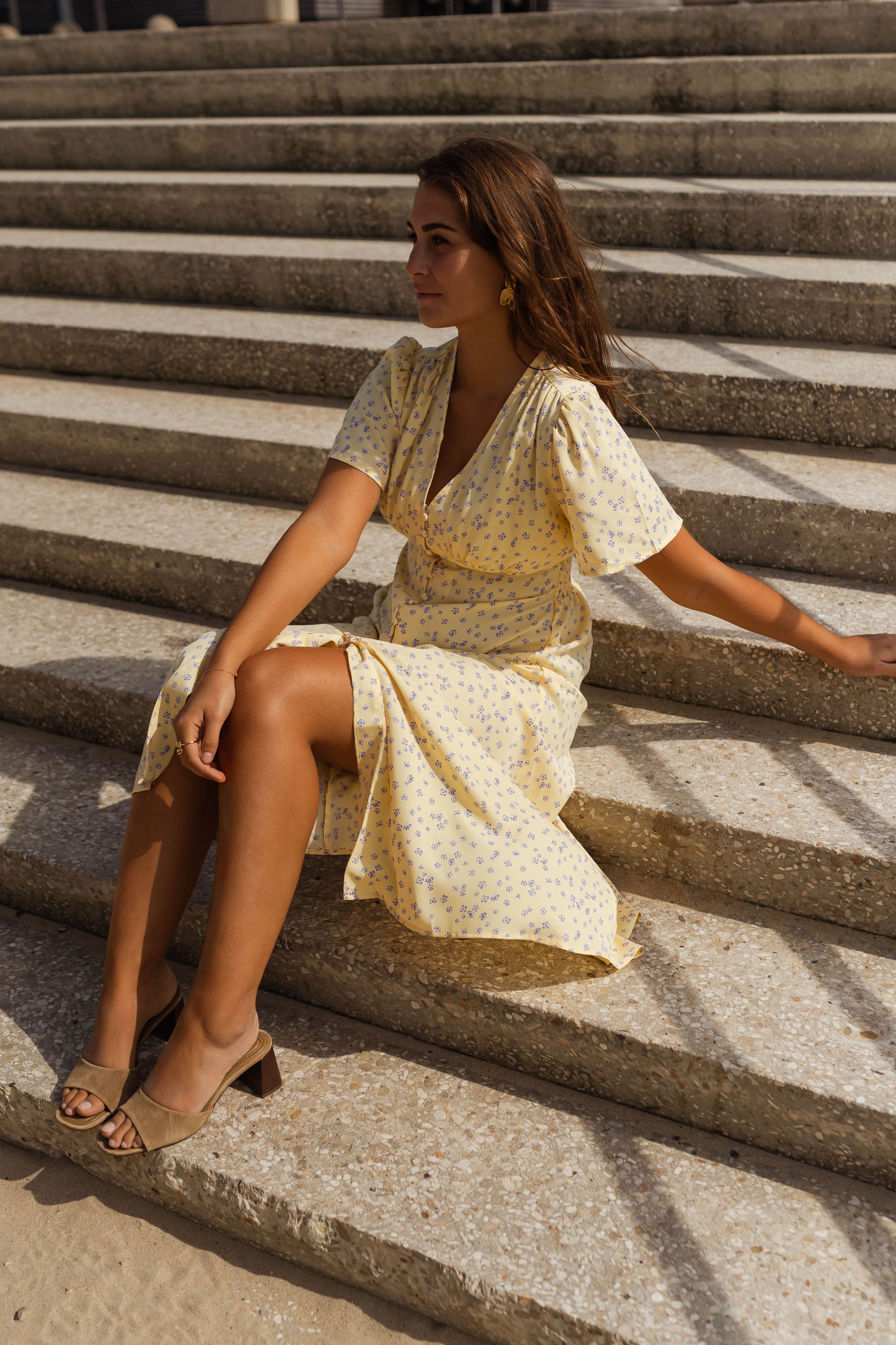 Diana™ | Cvjetna Midi Haljina za Ljeto