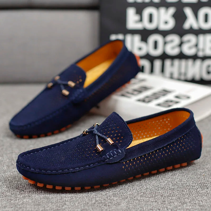 Giovanni™ | Elegantne mokasinke od brušenog antilopa
