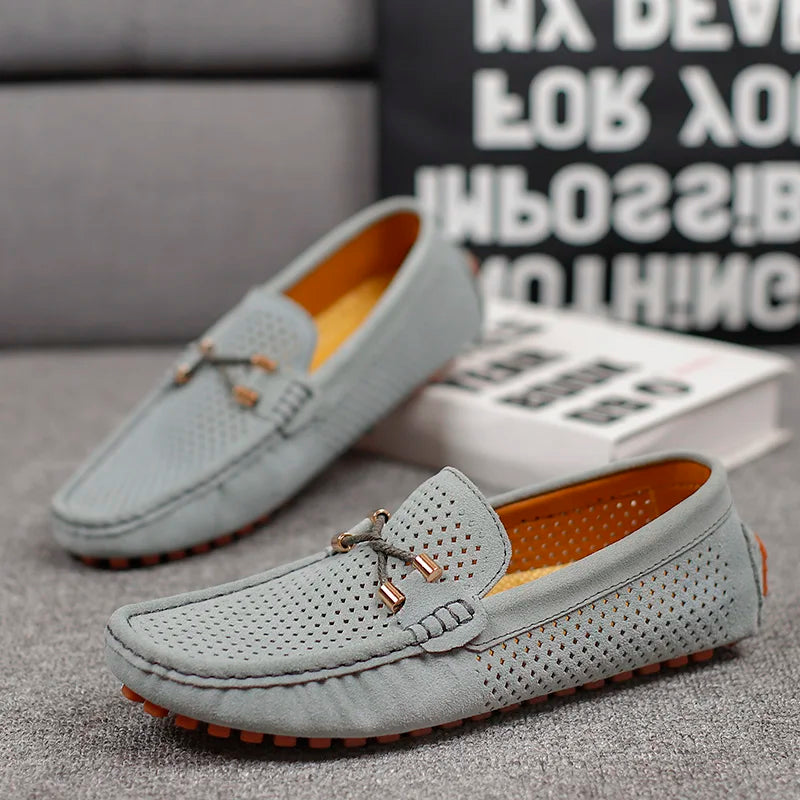 Giovanni™ | Elegantne mokasinke od brušenog antilopa