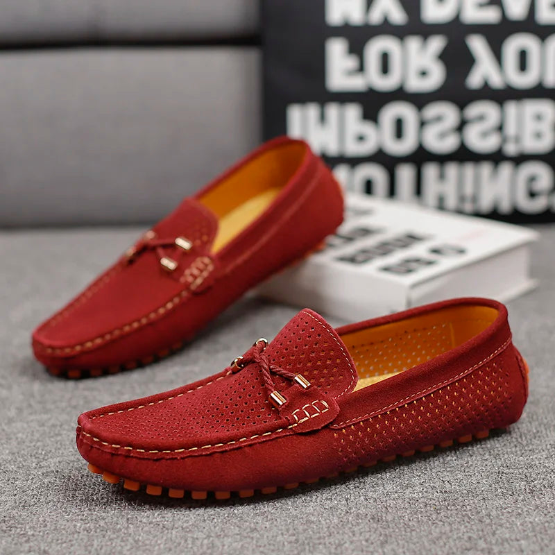 Giovanni™ | Elegantne mokasinke od brušenog antilopa