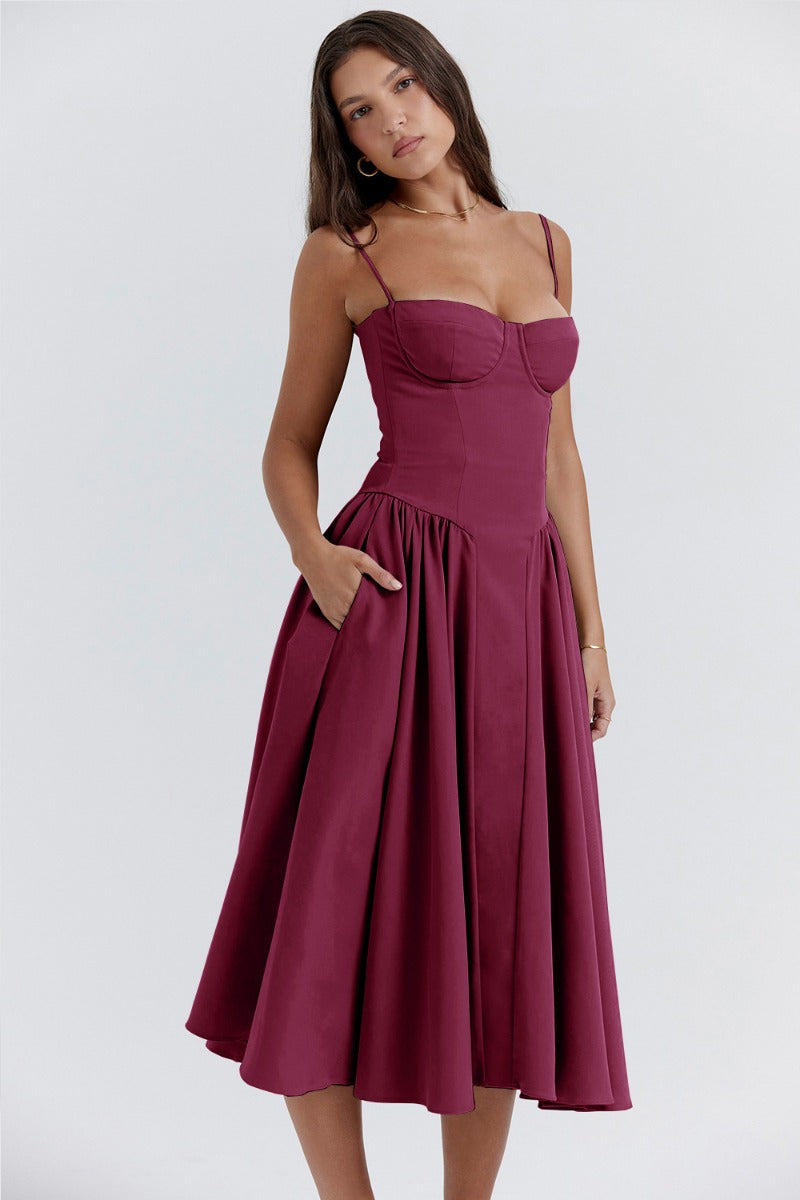 Liana - Halter Midi Haljina