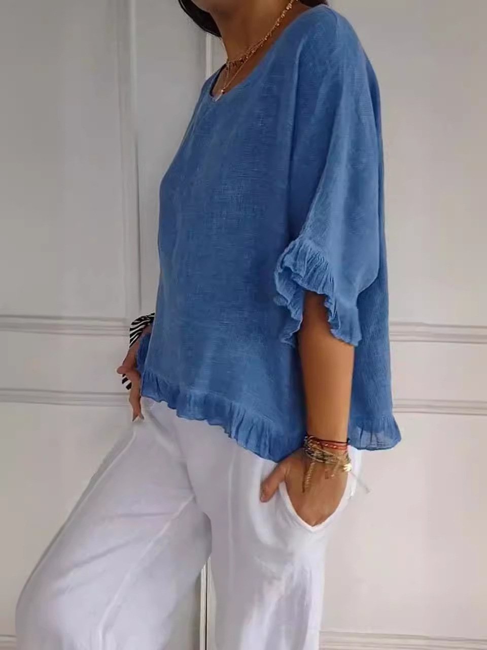 Lena's Breeze | Pamukasti top