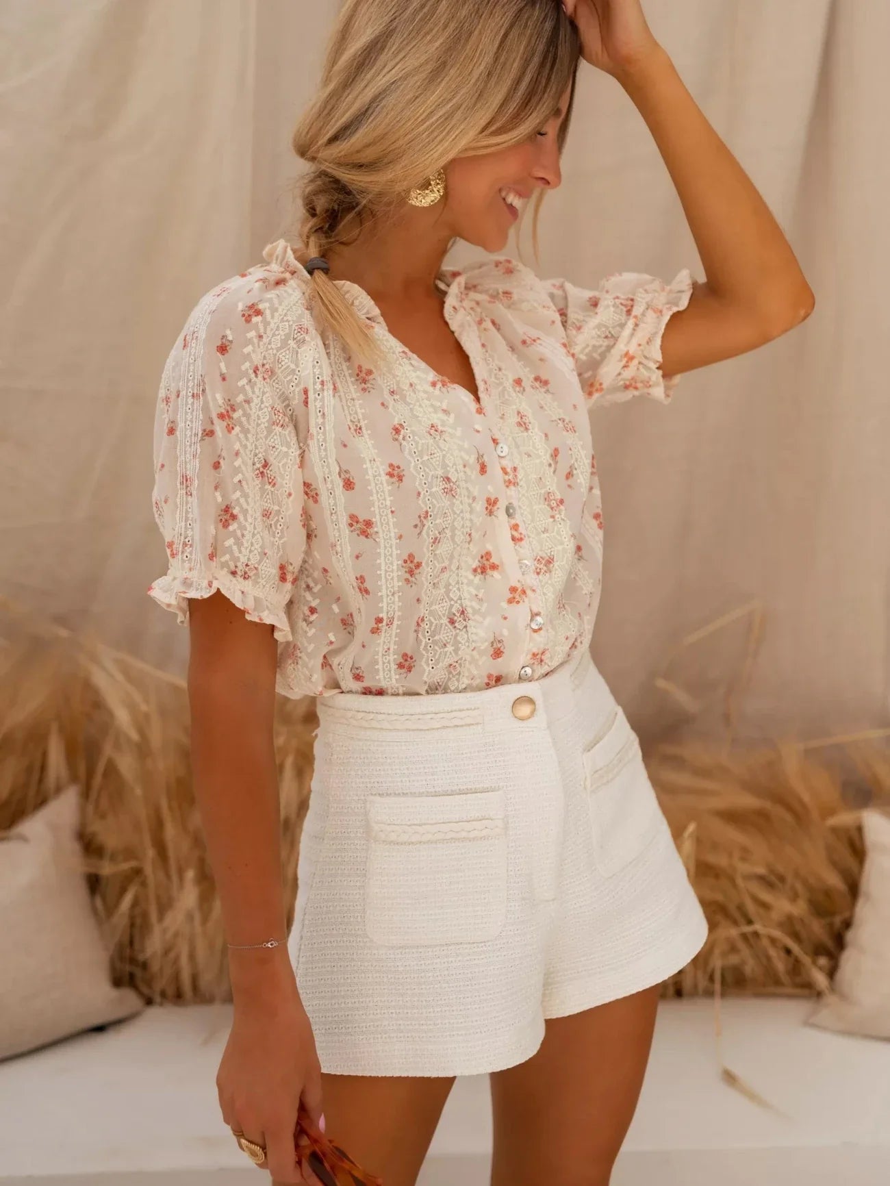 Elina™ | Cvjetna bluza