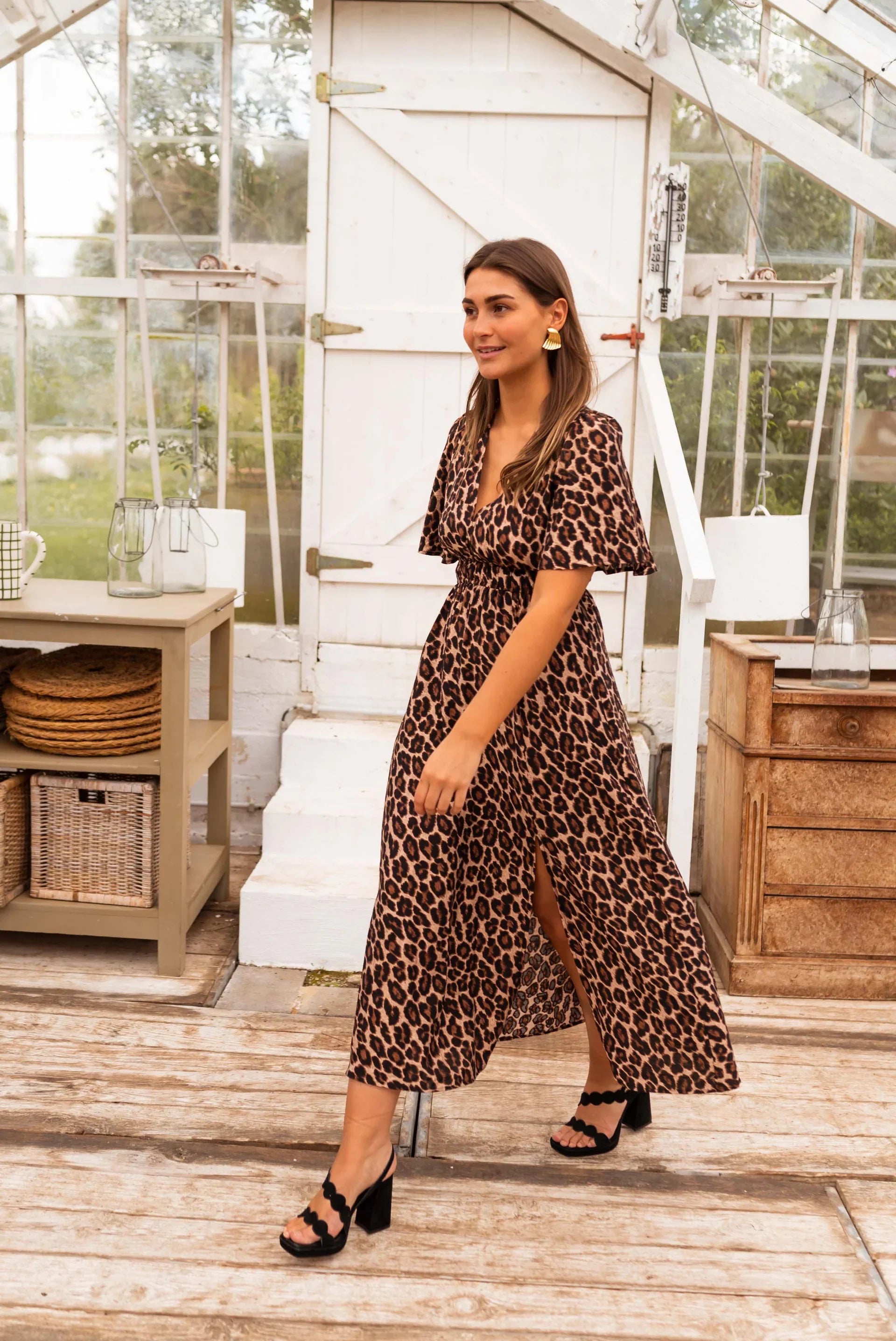 Stella™ | Leopard maxi haljina