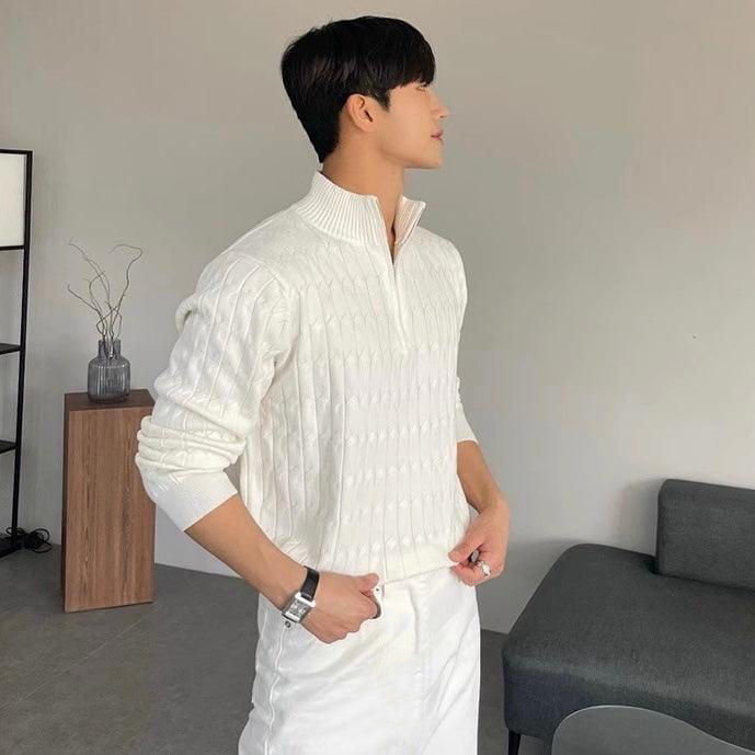 GWANGJU Pulover s polu-zipom