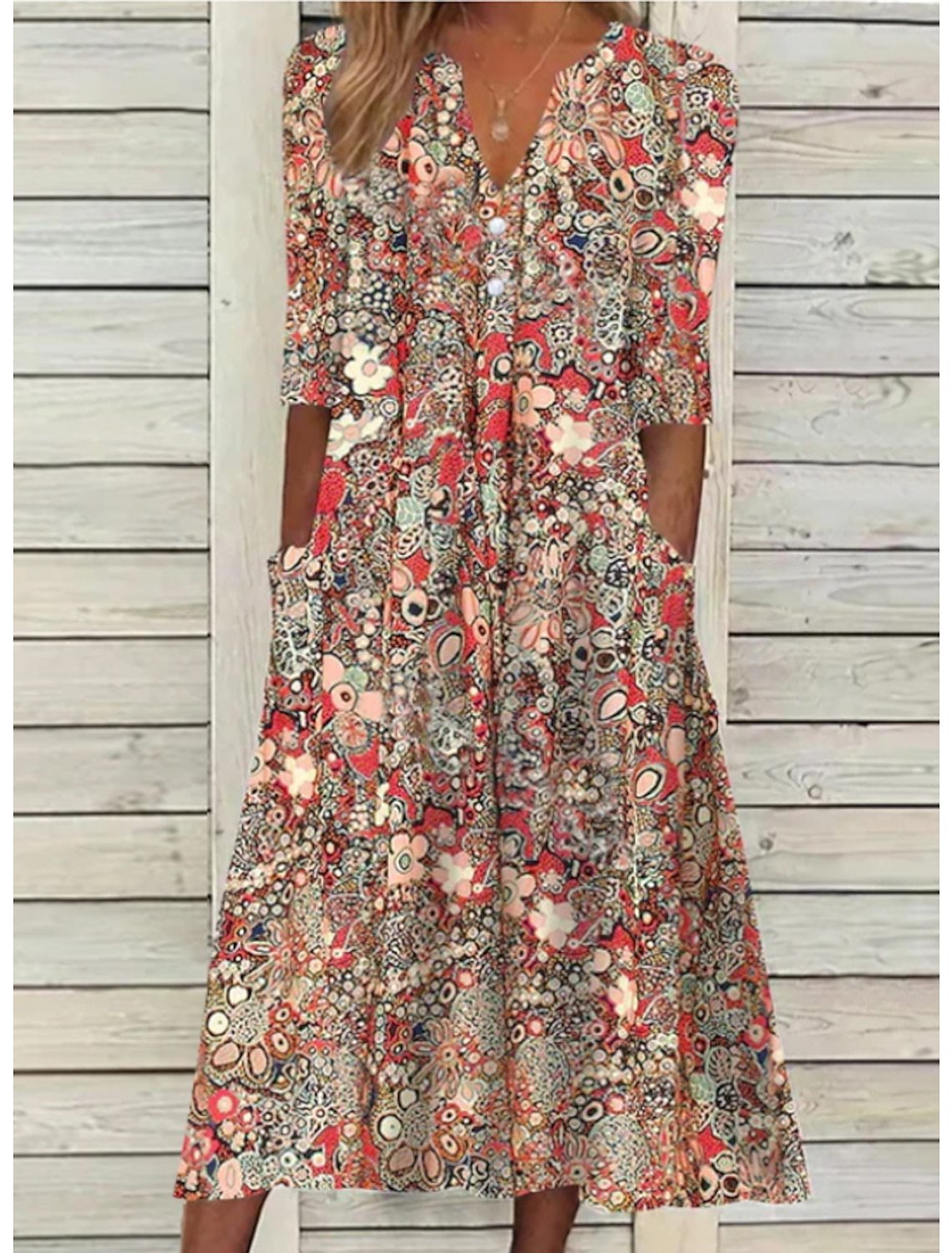 Ena™ | Boho proljetna haljina