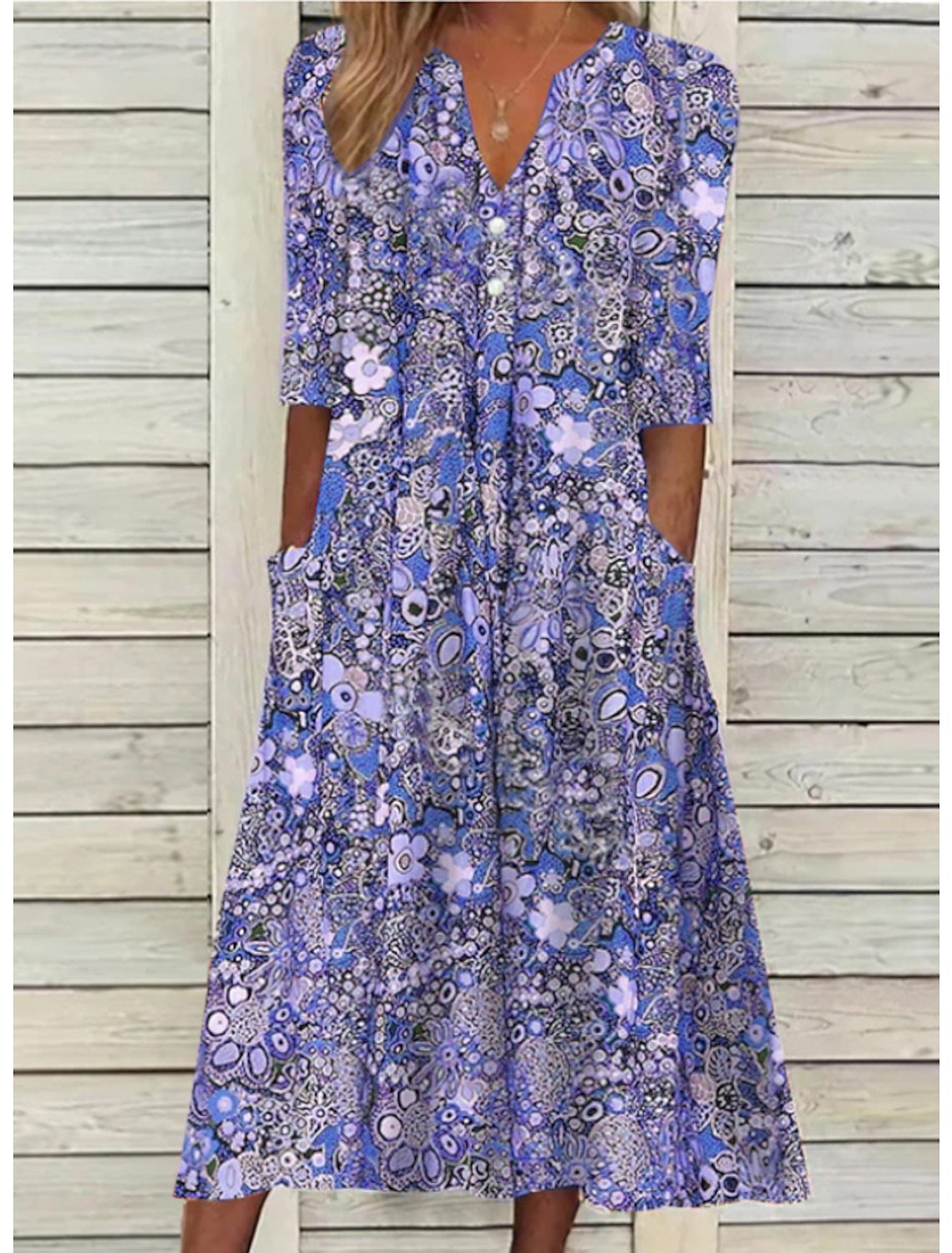 Ena™ | Boho proljetna haljina