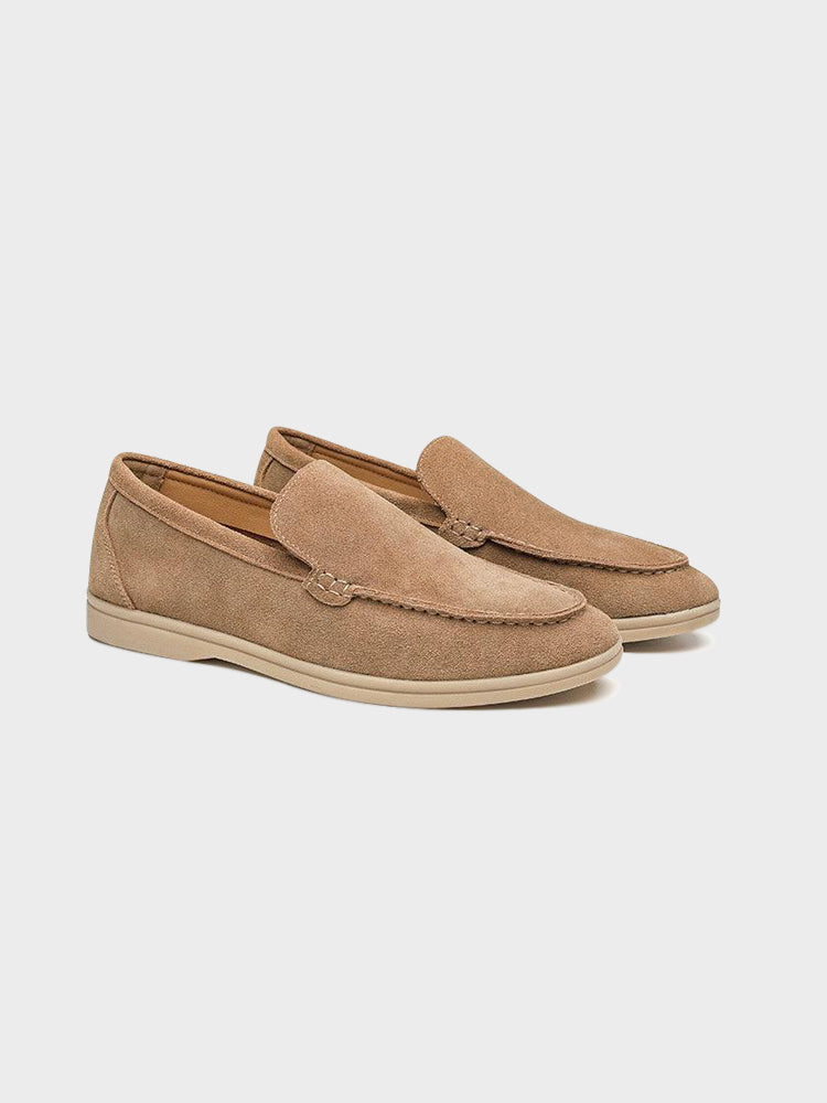 GEONWOO Starinski Novac Suede Loaferi