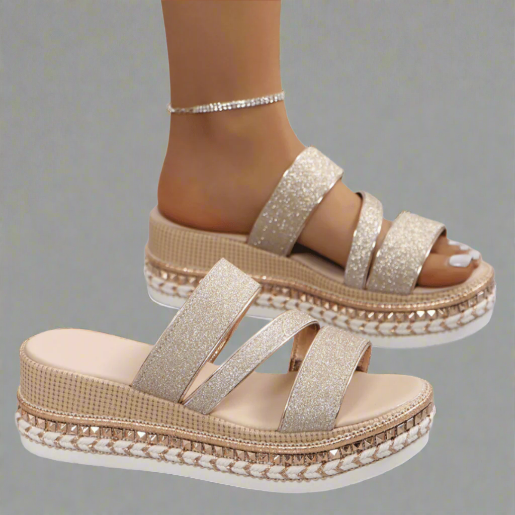 Helga | Udobne wedge sandale od premium materijala
