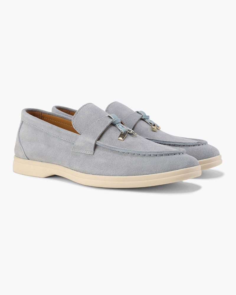 Klasične Suede Dame Loafers s Vremenskom Elegancijom