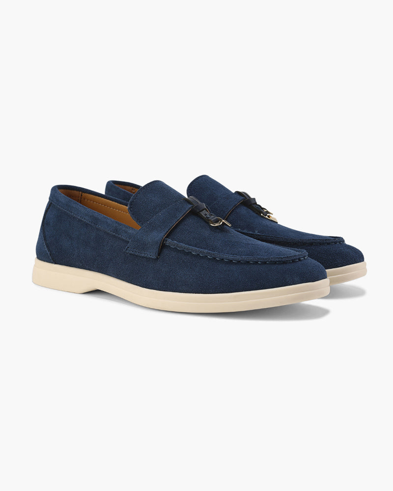 Klasične Suede Dame Loafers s Vremenskom Elegancijom