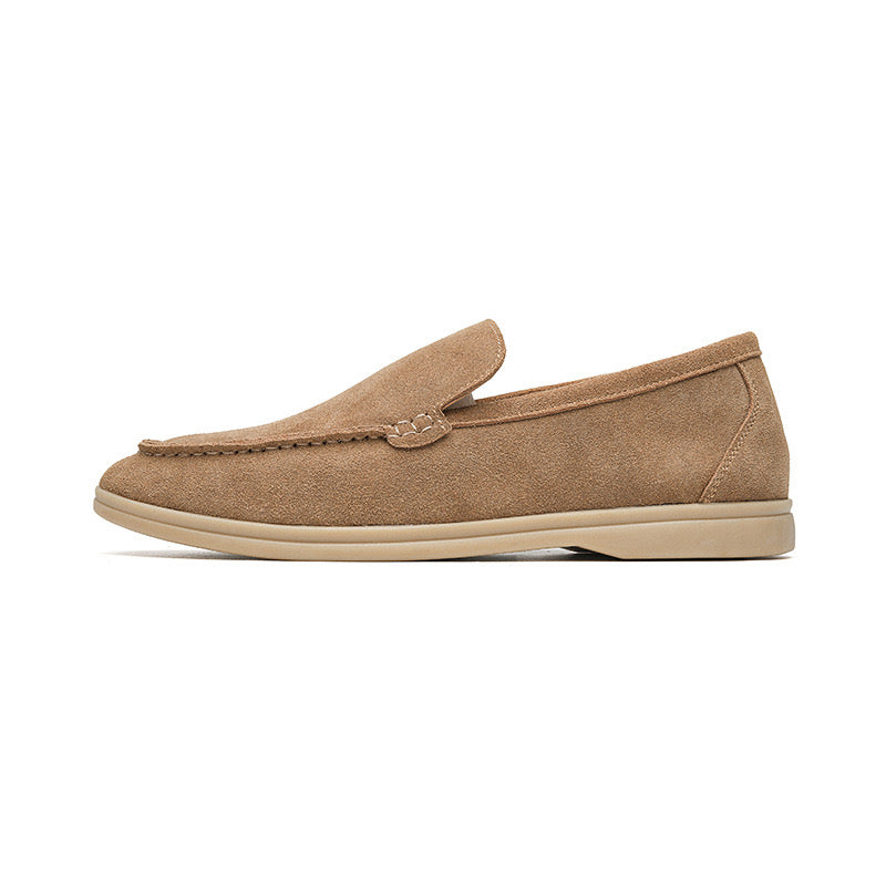 GEONWOO Starinski Novac Suede Loaferi