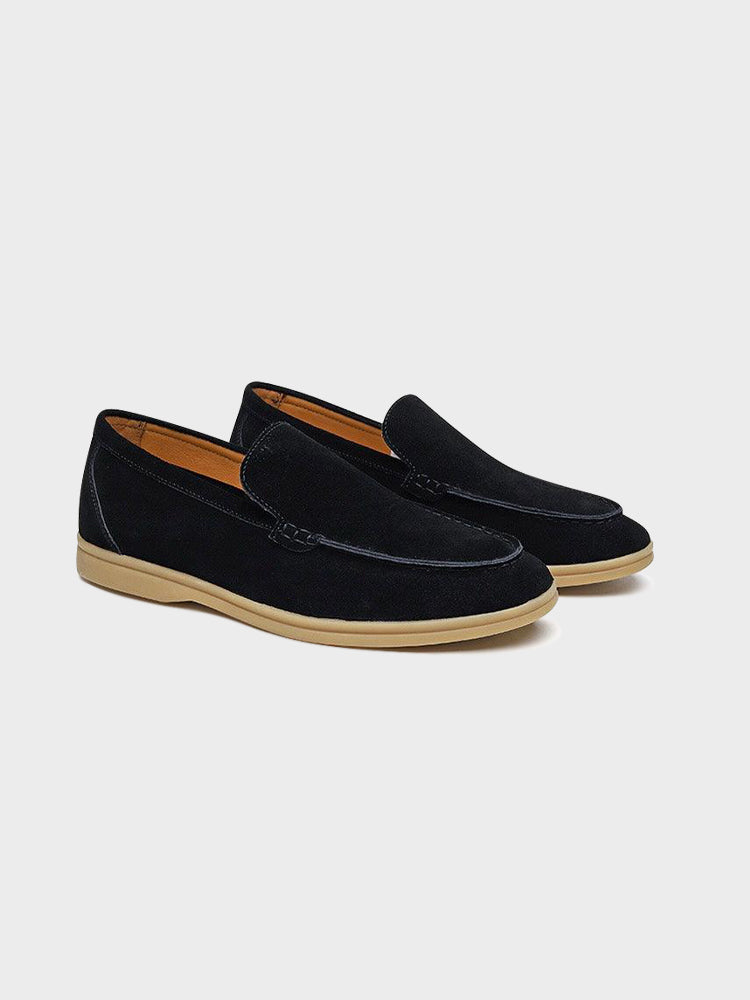 GEONWOO Starinski Novac Suede Loaferi