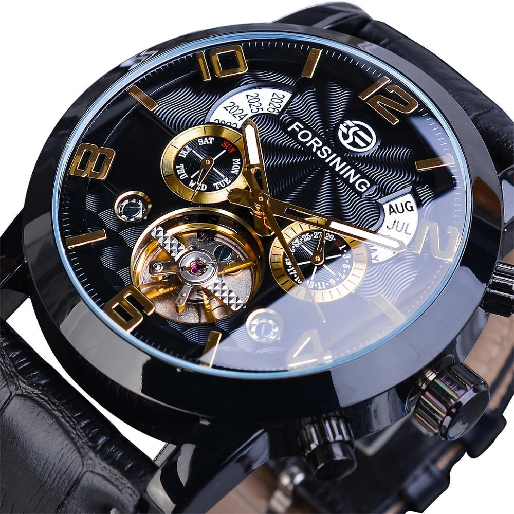 Elegantni mehanički tourbillon automatski sat