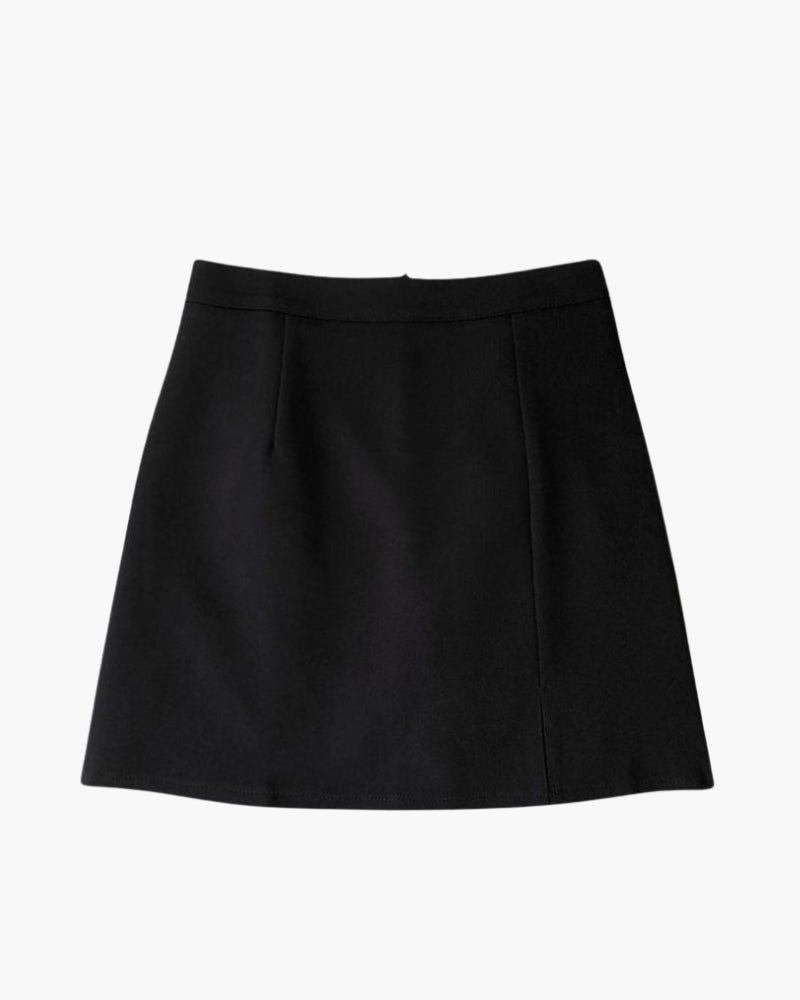 Mini suknja Oxford Ravni