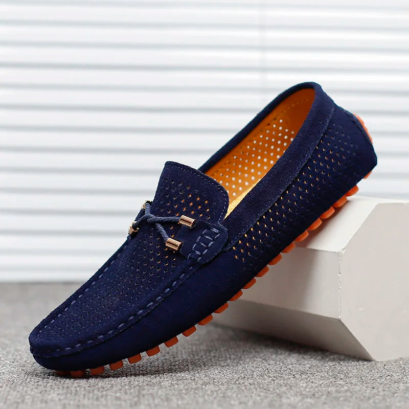 Giovanni™ | Elegantne mokasinke od brušenog antilopa