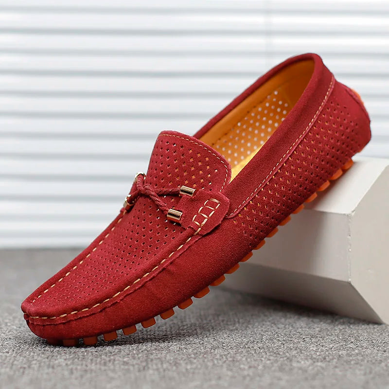 Giovanni™ | Elegantne mokasinke od brušenog antilopa