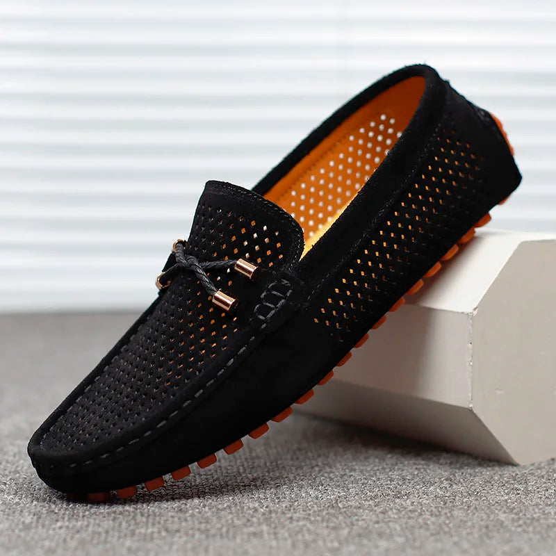 Giovanni™ | Elegantne mokasinke od brušenog antilopa
