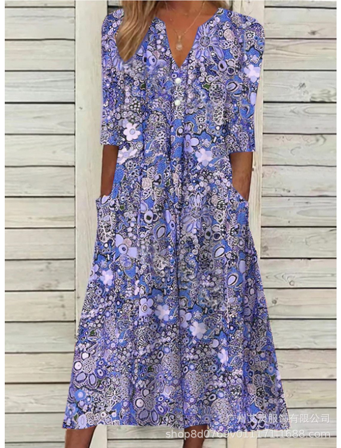 Ena™ | Boho proljetna haljina